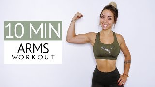 WORKOUT  HOW TO GET TONED ARMS IN 10 MIN [upl. by Voltmer]