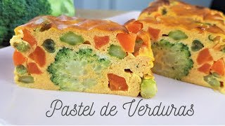 PASTEL de VERDURAS al HORNO con una salsa para no dejar nada Receta paso a paso  346 [upl. by Nahtal]