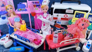 10 Minutes Satisfying with Unboxing Doctor Playset，Pregnant Women Caesarean Section Toys Review｜ASMR [upl. by Rockie]