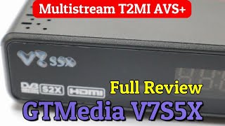 Review GTMedia V7S5X Tuner Peka Multistream T2MI Fitur Super Komplit Harga Ngga Menggigit [upl. by Mendoza961]