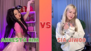 New Annesta Kim Vs Sia Jiwoo [upl. by Satsok]