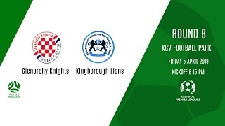 NPL Tasmania Round 8  Glenorchy Knights v Kingborough Lions [upl. by Enyehc]