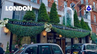 London Walk 🇬🇧 LONDON’S 🎄 MAYFAIR Christmas Preparations 2024  Central London Walking Tour 4K HDR [upl. by Bobbette411]