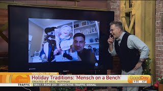 Madeira man creates Mensch on a Bench tradition [upl. by Einnel242]