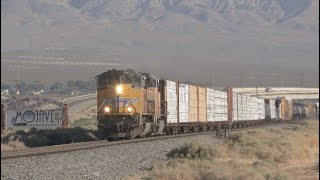 4K FREIGHT TRAINS OVER TEHACHAPI PASS JULY 2024 [upl. by Voletta]