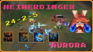 Heimerdinger vs Aurora top Proplays [upl. by Stutsman80]