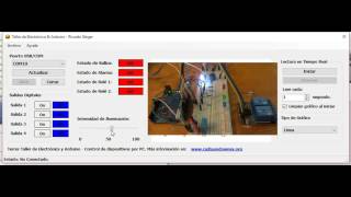 Control de dispositivos a través de PC con Arduino [upl. by Nyrraf211]