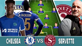 JACKSON OUT CHELSEA VS SERVETTE Prediction 4231 Line up In Europa Conference League playoff [upl. by Plante216]