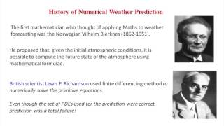 Mathematical methods involved in numerical weather prediction by Dr Neena Joseph Mani [upl. by Alma]