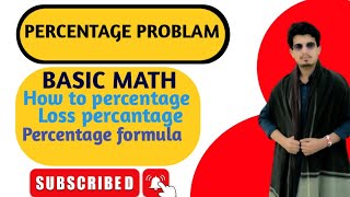 Percent problem basic mathpercentage math [upl. by Nho]