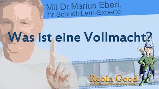 Was ist eine Vollmacht [upl. by Chery672]