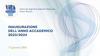 Inaugurazione dellAnno Accademico 20232024 [upl. by Hutchings]