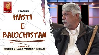 HastyeBalochistan Guest Lala Yousaf Khilji amp Host Muhammad Ibadullah Durrani ARZTVOFFICIAL [upl. by Kalli]