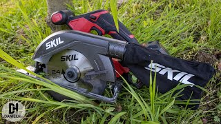 Skil 3520 20V cordless CIRCULAR SAW  unboxing and test [upl. by Karrah]