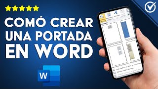 Cómo crear una carátula o portada en WORD personalizada – Tus mejores diseños [upl. by Giglio167]