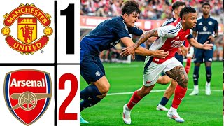 Arsenal vs Manchester United 21 Highlights amp Goals 2024  man utd 12 arsenal Highlights [upl. by Brawley]