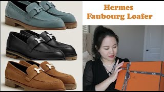 Hermes Faubourg Loafer  Sizing recommendation [upl. by Eitsirc]