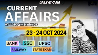 2324 OCTOBER 📅 Current Affairs 2024 🎯✅ibps currentaffairs primereader new banking daily [upl. by Cony990]