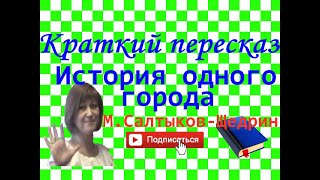 Краткий пересказ МСалтыковЩедрин quotИстория одного городаquot по главам [upl. by Ashia]