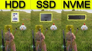 Palworld  HDD vs SSD vs NVME StartupLoadFPS Test [upl. by Kataway]