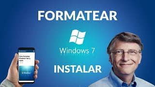 Cómo Formatear Windows 7 Fácil y Rápido [upl. by Htebesile858]