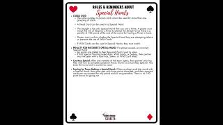 Special Hands  Rules Cards Required Penalties Scoring in Modern American Canasta [upl. by Sirromal]