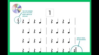 Practice Reading Rhythms with Musical Playalong Tracks 41 [upl. by Ennayk]