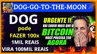 96HORAS 🚨URGENTE🚨 CRIPTOMOEDA DOG PODE EXPLODIR A QUALQUER MOMENTO E CHEGAR A QUAL PREÇO [upl. by Coster]