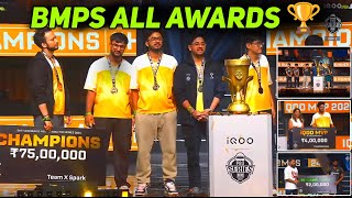 BMPS 2024 All Awards 🏆  WWCD Finals  BMPS WINNERS 🏆 [upl. by Meesan]