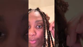 Crochet locs using Faux premade twist [upl. by Assirehs937]