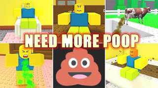 Roblox need more poop full gameplay [upl. by Onavlis]