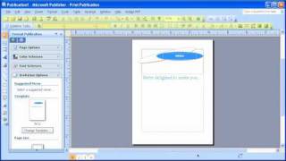 11 Microsoft Publisher 2007 An Introduction [upl. by Jorey814]