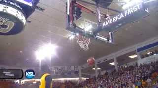 Wyomings Riley Grabau 34 court buzzerbeater [upl. by Macfarlane]