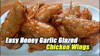 Easy Honey Glazed Chicken Wings Recipe [upl. by Atsugua]