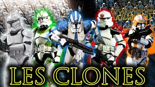 TOUS les COMMANDANTS CLONES de STAR WARS expliqués [upl. by Elvira]