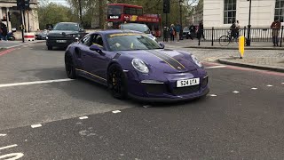 Porsche GT3 RS Exhaust Sound amp Acceleration  Car Spotting London Supercars Accelerating 2024  WDK [upl. by Lugar]