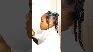 Beautiful rubber band hairstyles for kids fyp trendingnow kidsnaturalhair cornrowstyles fyp [upl. by Chip243]