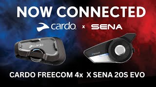 Cardo Freecom 4X amp Sena 20S Evo Connectivity [upl. by Laband]