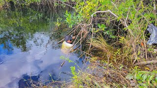 Pescando Jaibas Con Línea De Mano Y Pesca Con Arpón Cocinado Caldo De Cinco Especies [upl. by Inkster]