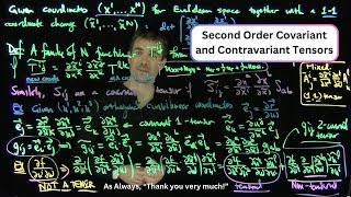 Contravariant and Covariant Tensors of Rank 2 [upl. by Aknayirp]