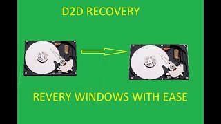 D2D disk to disk recovery of windows [upl. by Seidule]