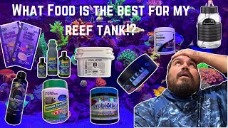 What I Feed My Reef Tank [upl. by Sirdna]