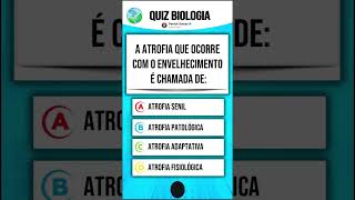 Quiz de perguntas e respostas de Biologia quiz biologia [upl. by Sumner]