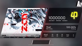 【Phigros × Soul Notes】GVN Glitter Vomitus and Neon IN Lv156 1000000pts ALL PERFECT [upl. by Hcaz184]