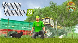 Big Wheat Harvest and Farm Expansion  Farming Simulator 25  Riverbend Spring Lets Play EP 6 [upl. by Heath163]