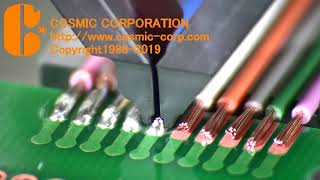 Soldering vinyl wire directly to PCB【12】 [upl. by Clair]