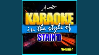 Falling In the Style of Staind Karaoke Version [upl. by Mcdermott]