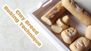 Bread Texture  Polymer Clay Technique [upl. by Lanrev]