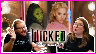 Wicked 2024 Official Movie Trailer Reaction [upl. by Ransell590]