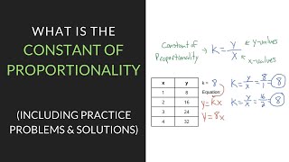 What is the Constant of Proportionality  7th Grade  Mathcationcom [upl. by Eedeed]